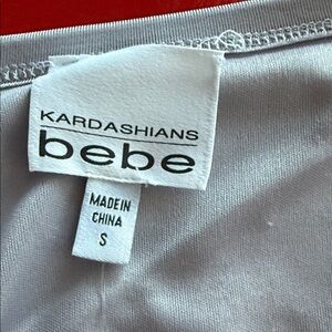 Kardashian Kollection Gray Midi Dress